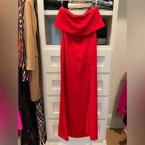 LOVERS + FRIENDS RED MAXI GOWN